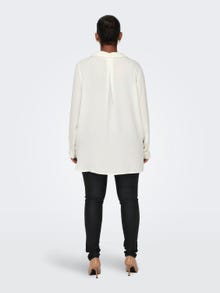 ONLY Unicolor en tallas grandes Camisa -Cloud Dancer - 15269687