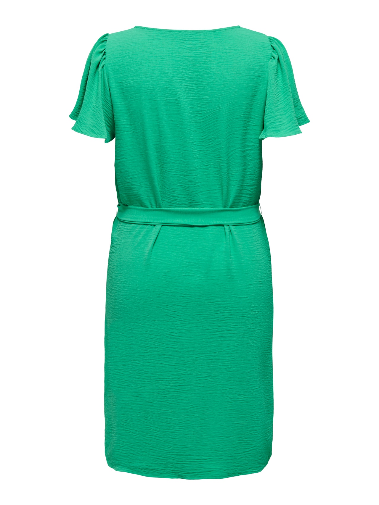 ONLY Curvy Kortärmad klänning -Simply Green - 15269701