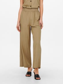 ONLY Relaxed Fit Trousers -Tannin - 15269925