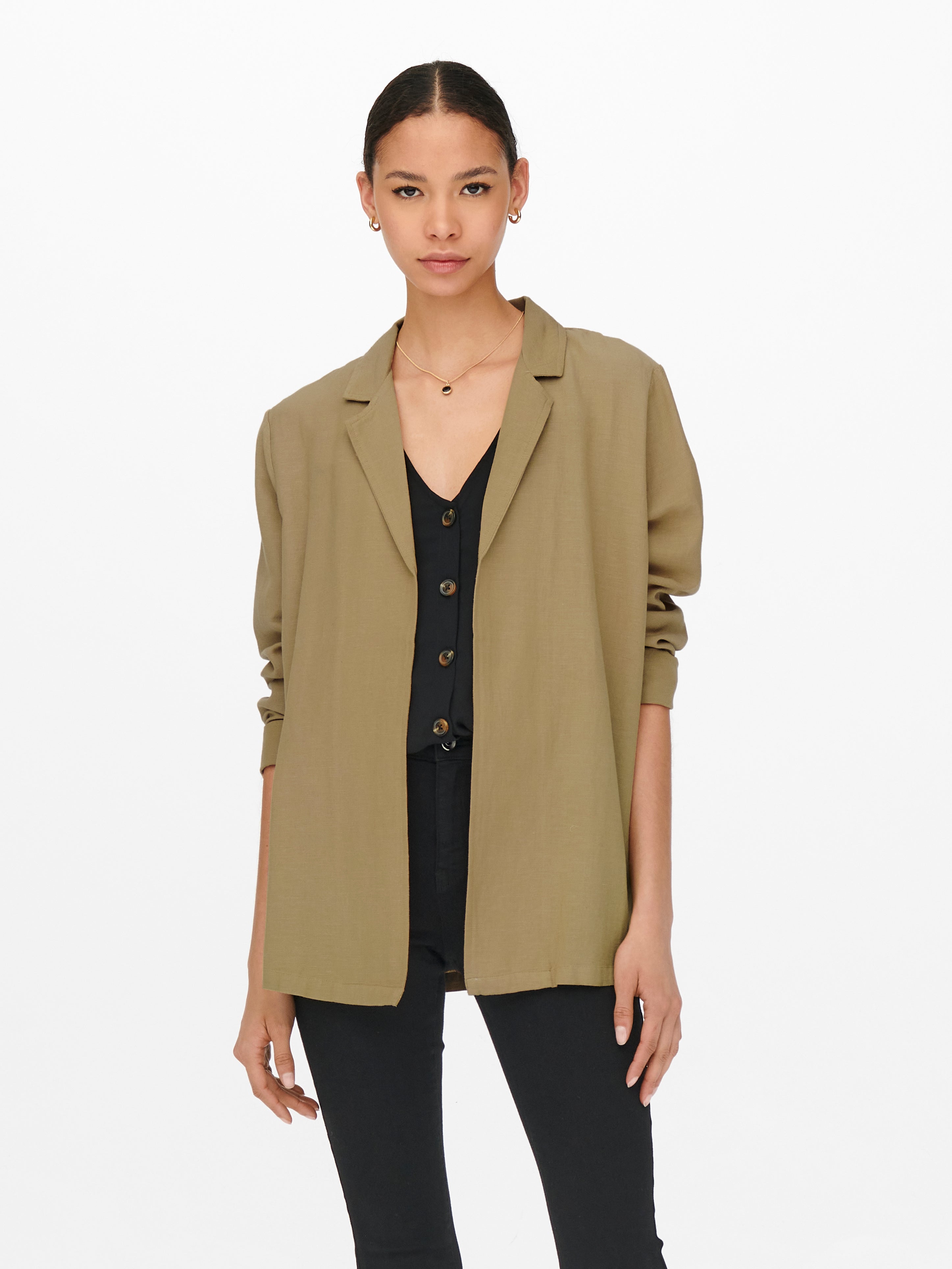 lush crepe blazer