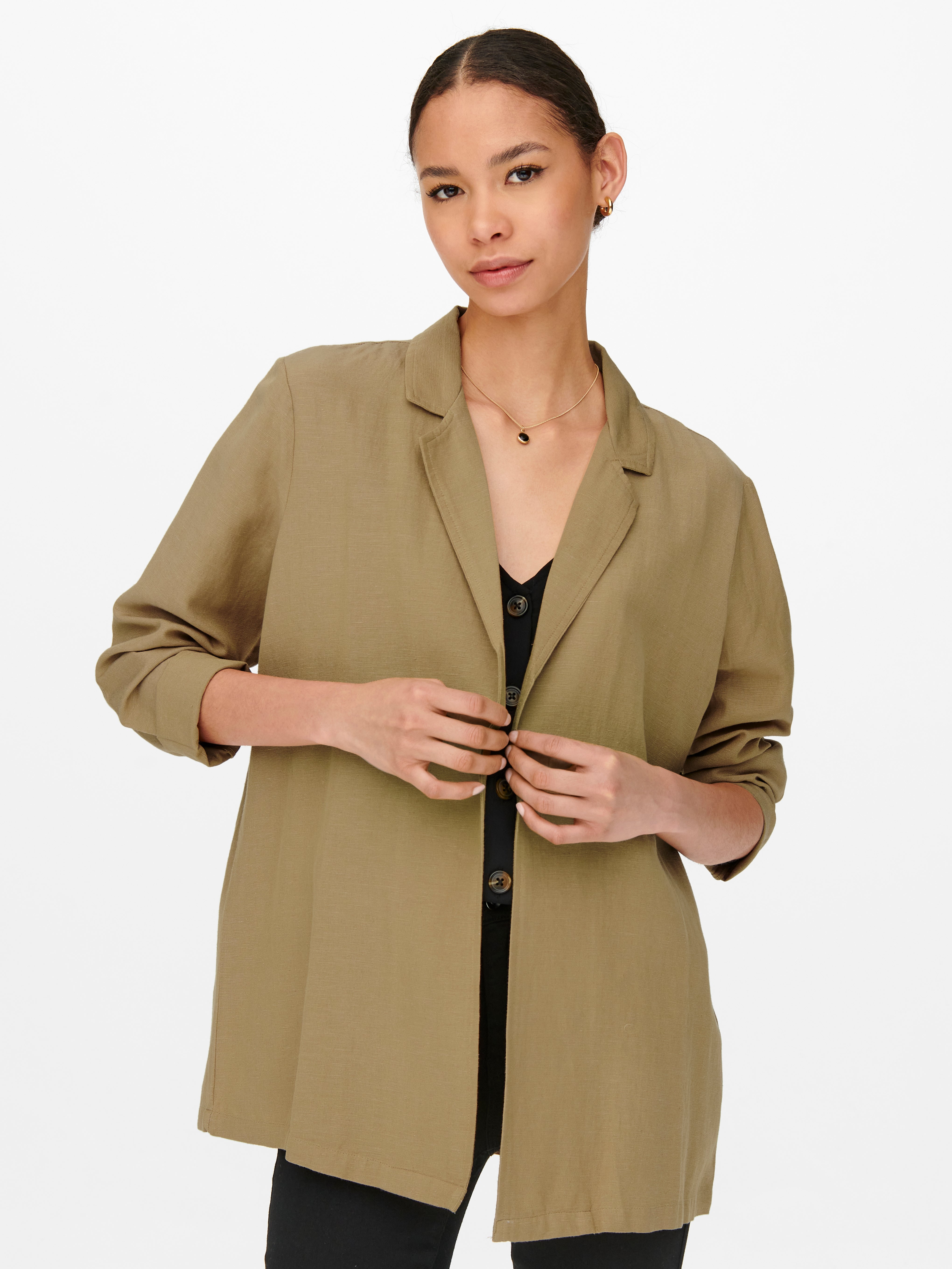 lush crepe blazer