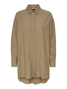 ONLY Regular fit Overhemd kraag Overhemd -Tannin - 15269936