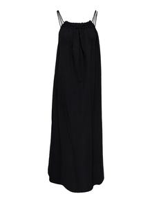 ONLY Loose Fit Shirt collar Long dress -Black - 15269946