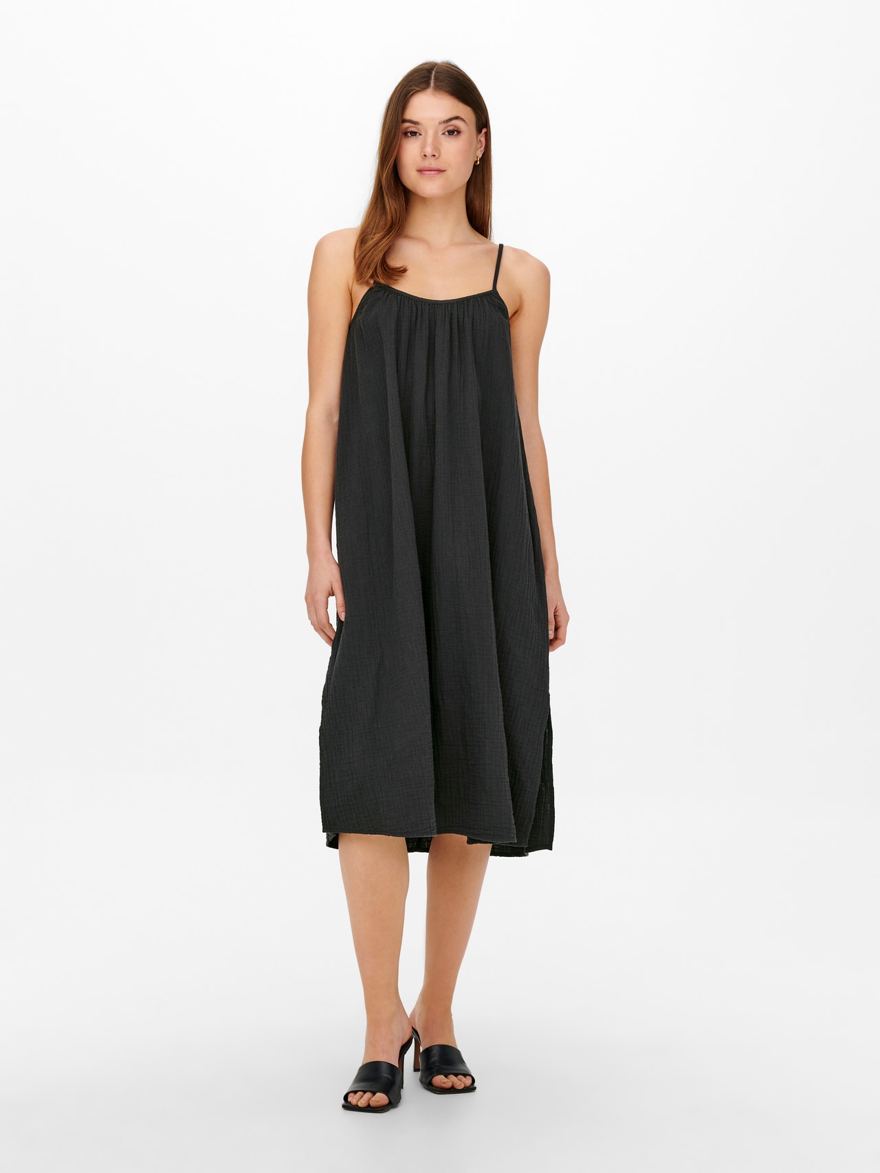 ONLY Regular Fit U-Neck Short dress -Phantom - 15269976