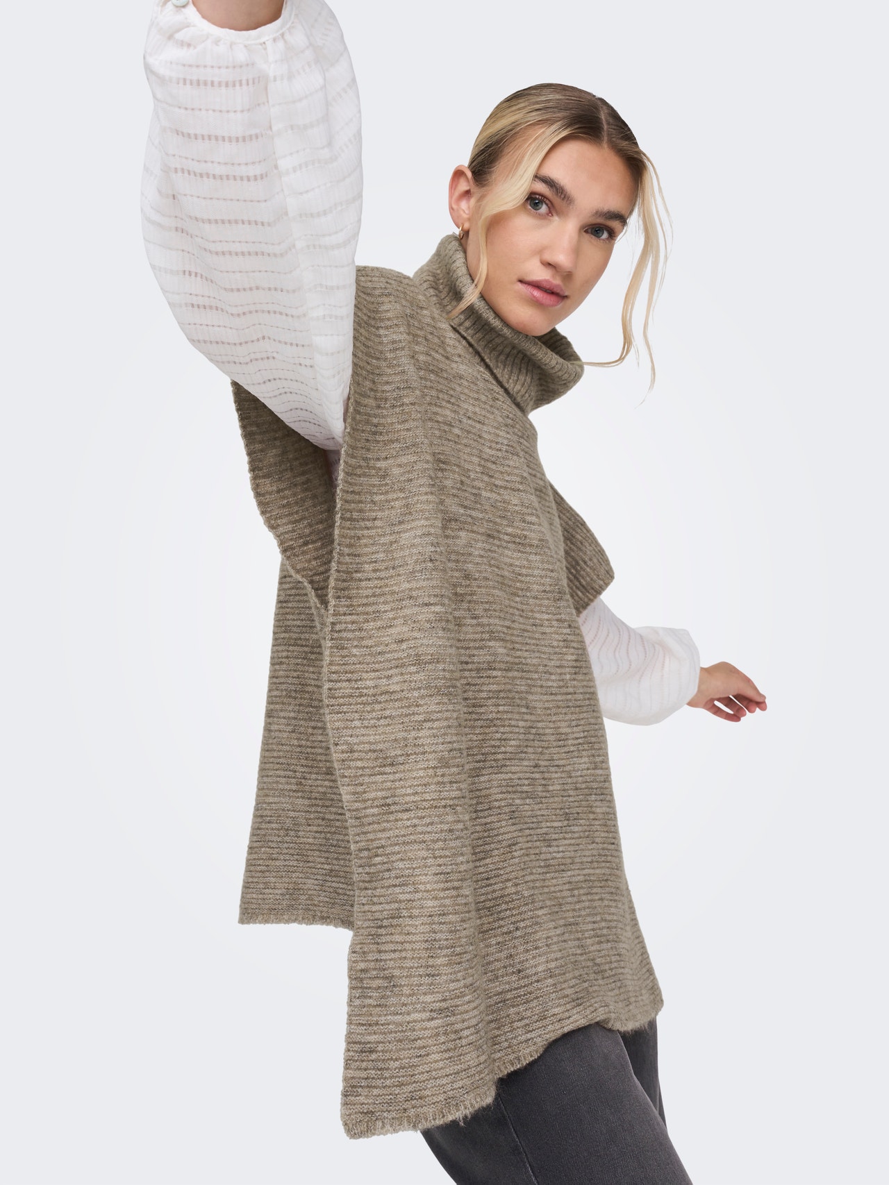 ONLY ONLLOVISA Pončo -Camel - 15270045