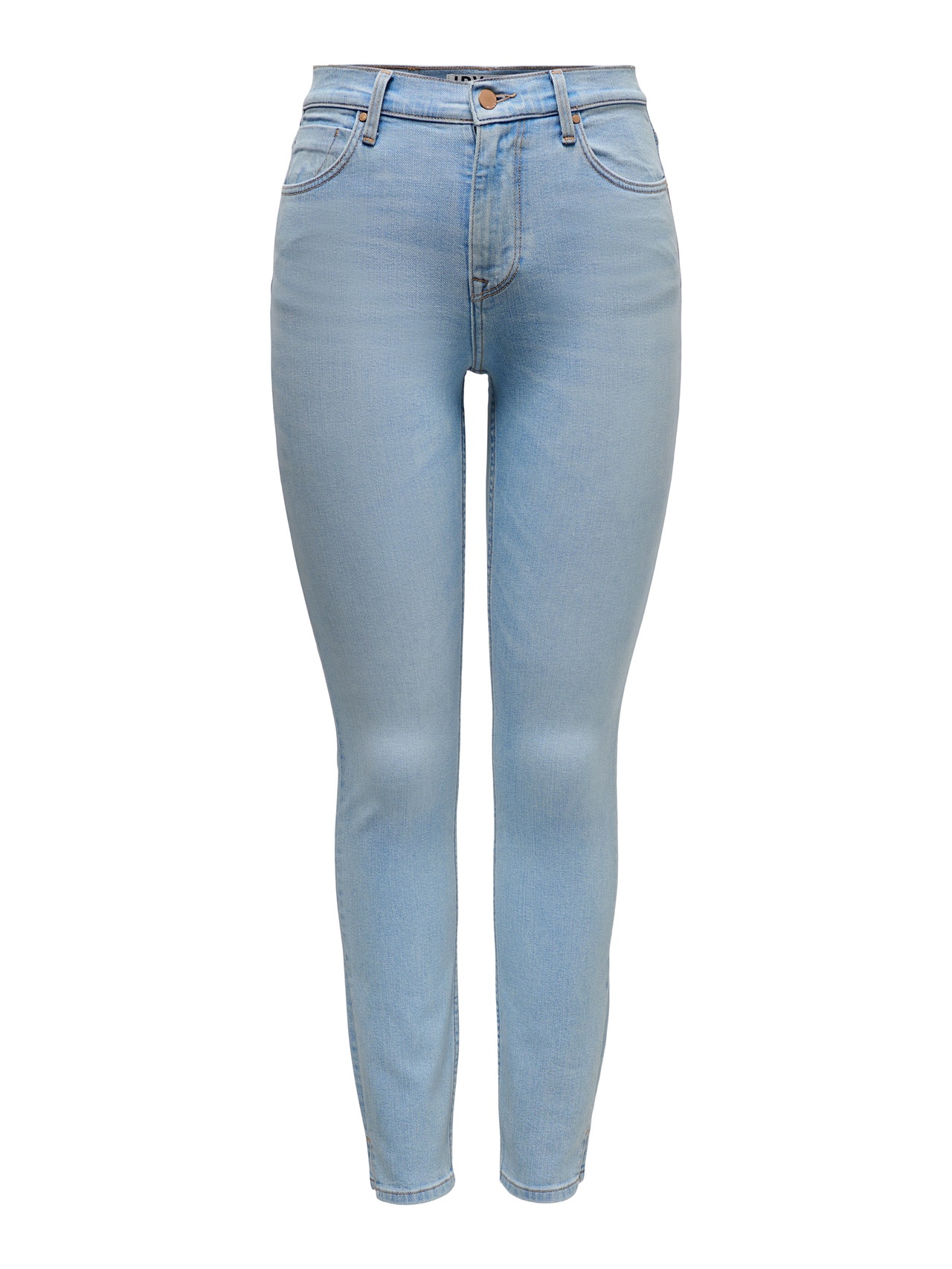 ONLY JDYKiza hoher Bund Skinny Fit Jeans -Light Blue Denim - 15270109