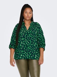 ONLY Curvy 3/4 sleeved Blouse -Pine Grove - 15270110