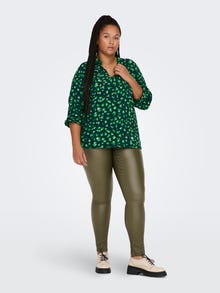 ONLY Curvy 3/4-Arm Bluse -Pine Grove - 15270110
