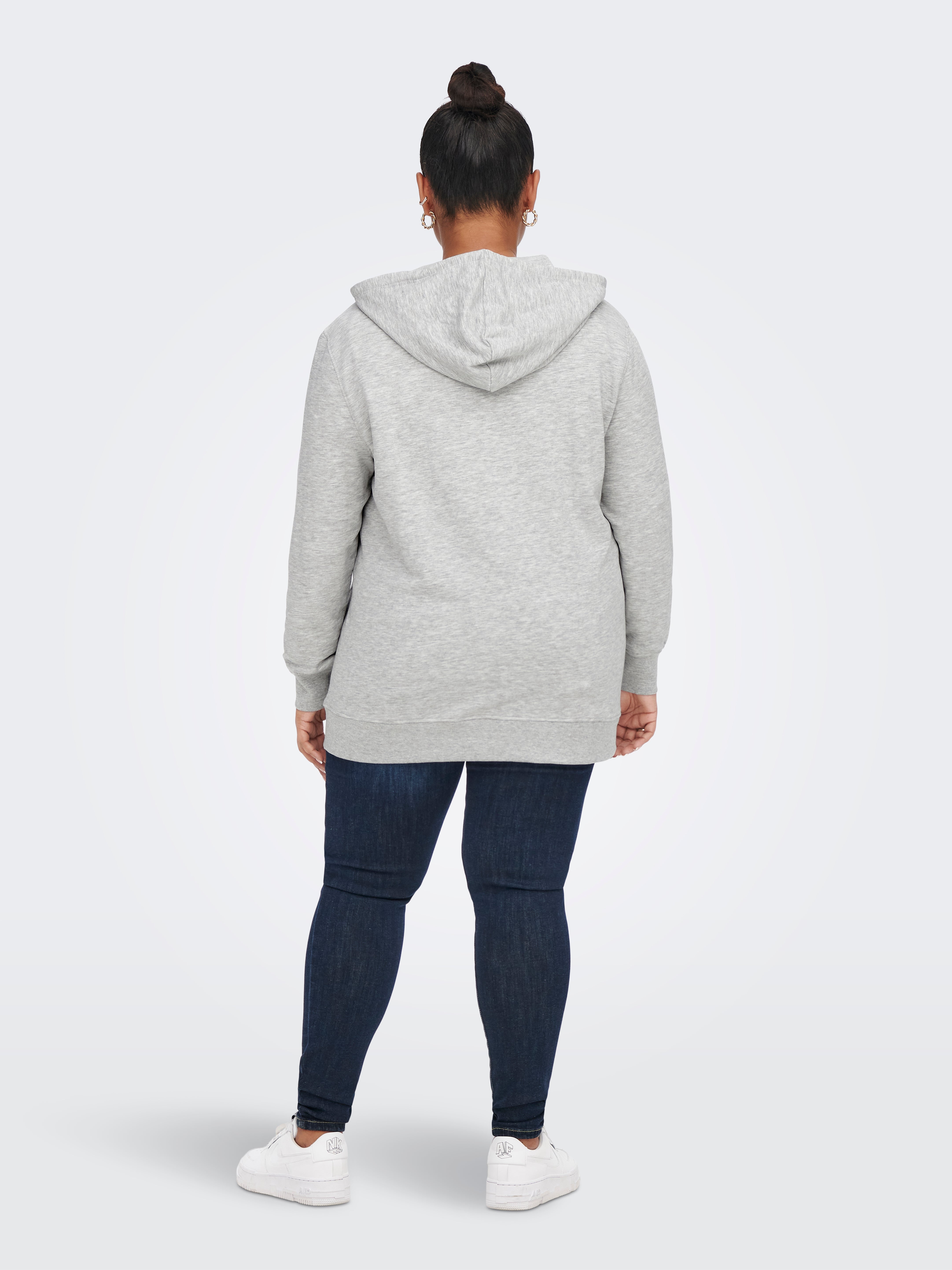 Curvy printed Hoodie with 25% discount! | ONLY®