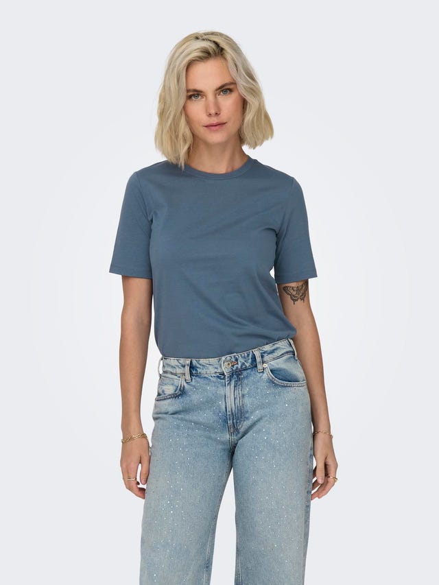 ONLY Basic solid color t-shirt - 15270390