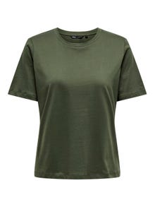 ONLY Basic solid color t-shirt -Deep Depths - 15270390