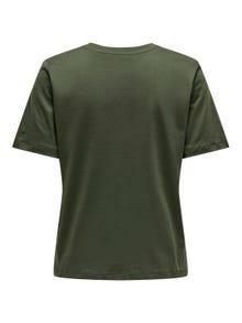 ONLY Normal geschnitten Rundhals T-Shirt -Deep Depths - 15270390