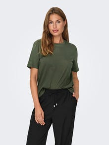 ONLY Basic solid color t-shirt -Deep Depths - 15270390