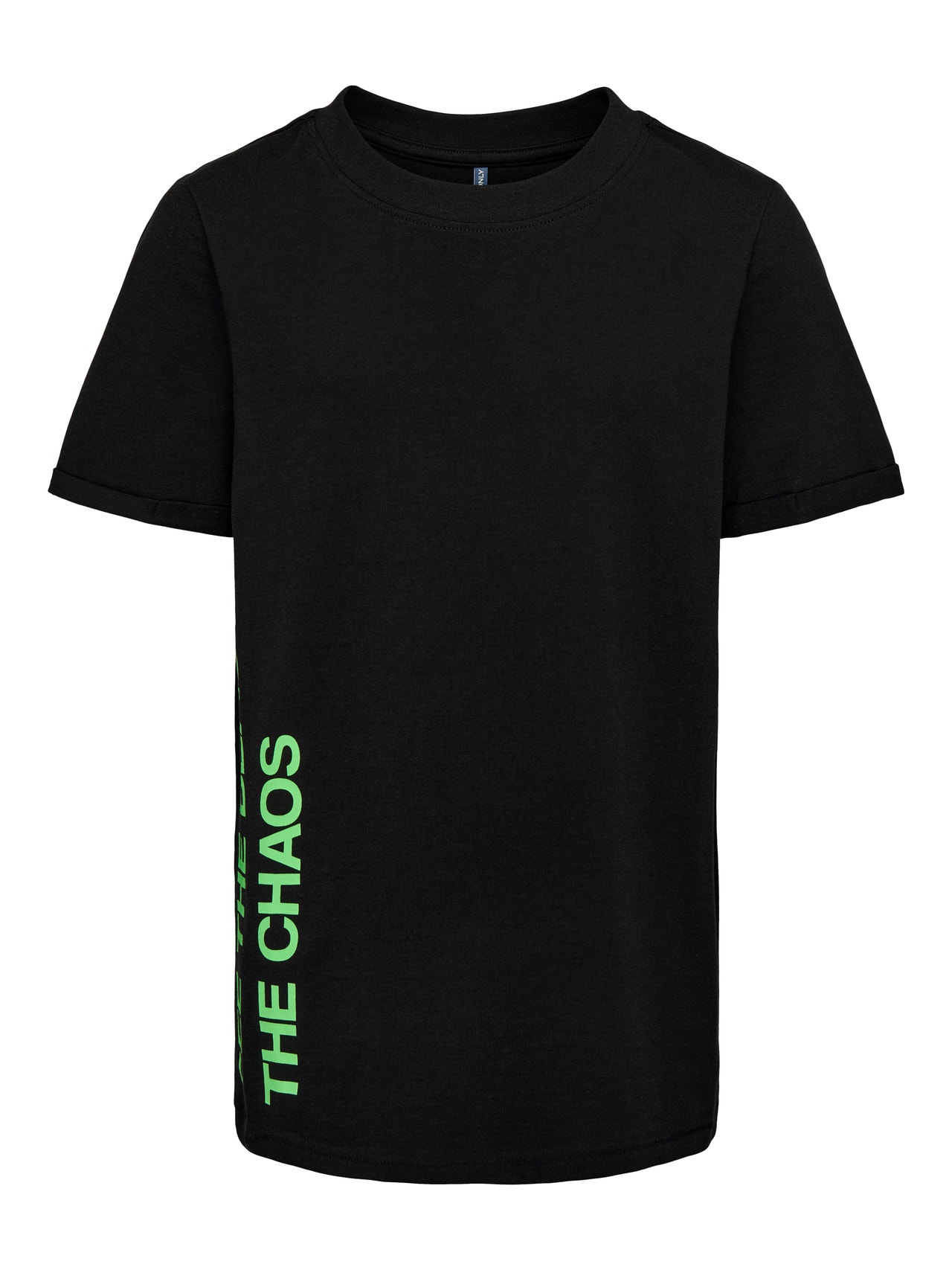 ONLY Slim fit O-hals T-shirts -Black - 15270504