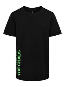 ONLY Slim Fit Round Neck T-Shirt -Black - 15270504