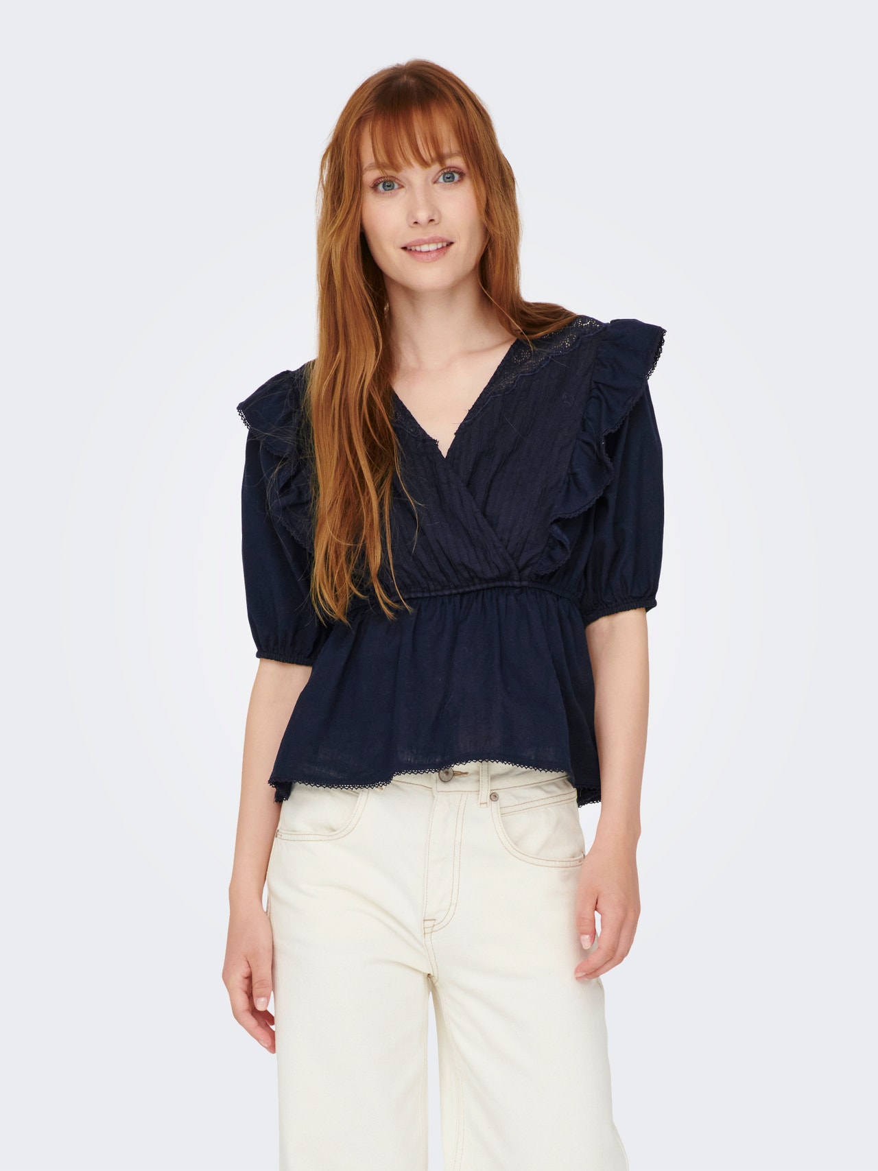 ONLY 2/4 sleeved Top -Sky Captain - 15270518