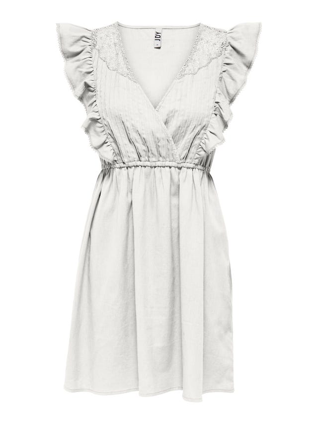 ONLY Frill V-neck Sleeveless dress - 15270527