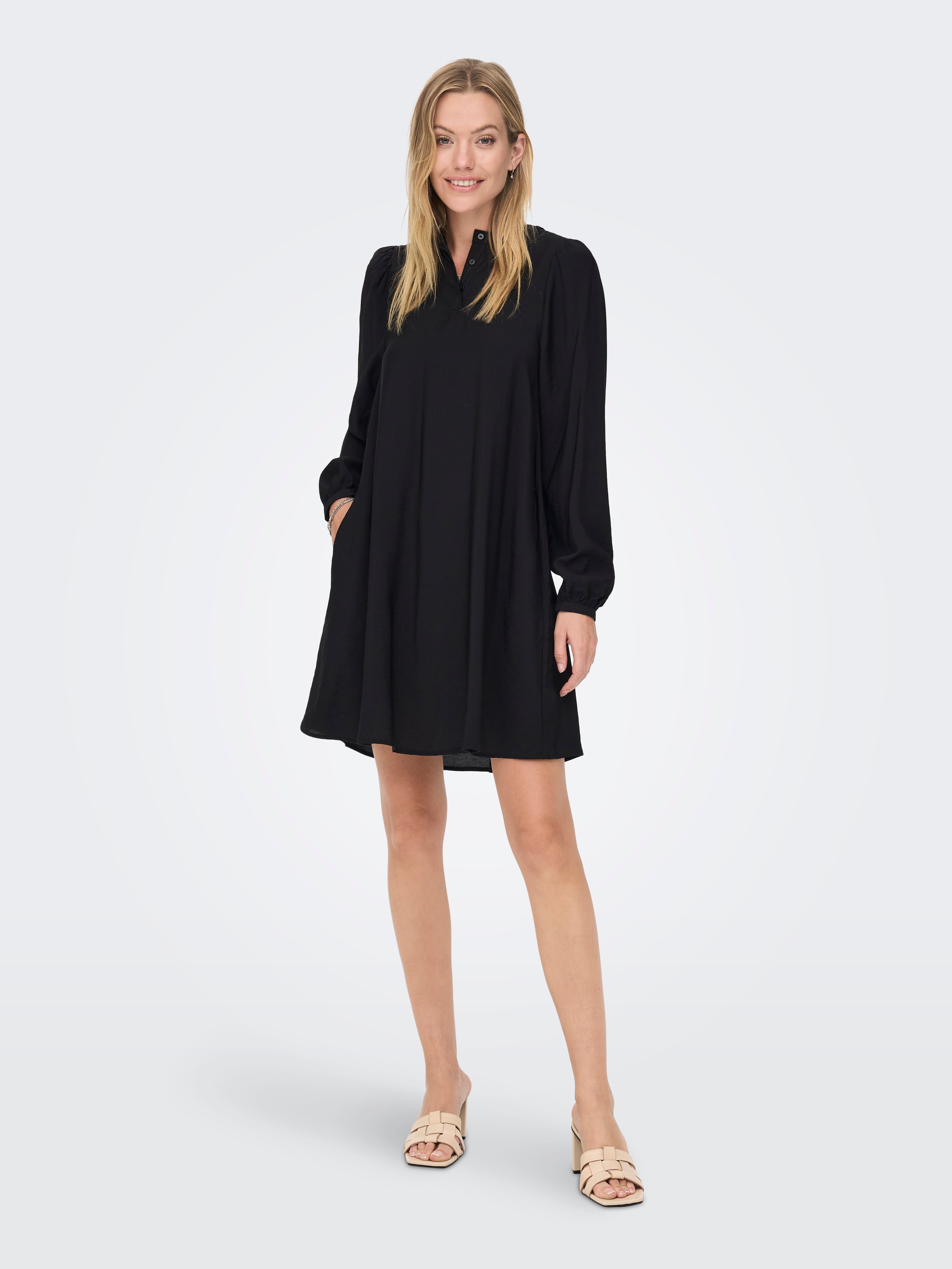 Oodji Ultra Mujer Vestido Holgado de Punto Negro ES - Catálogo