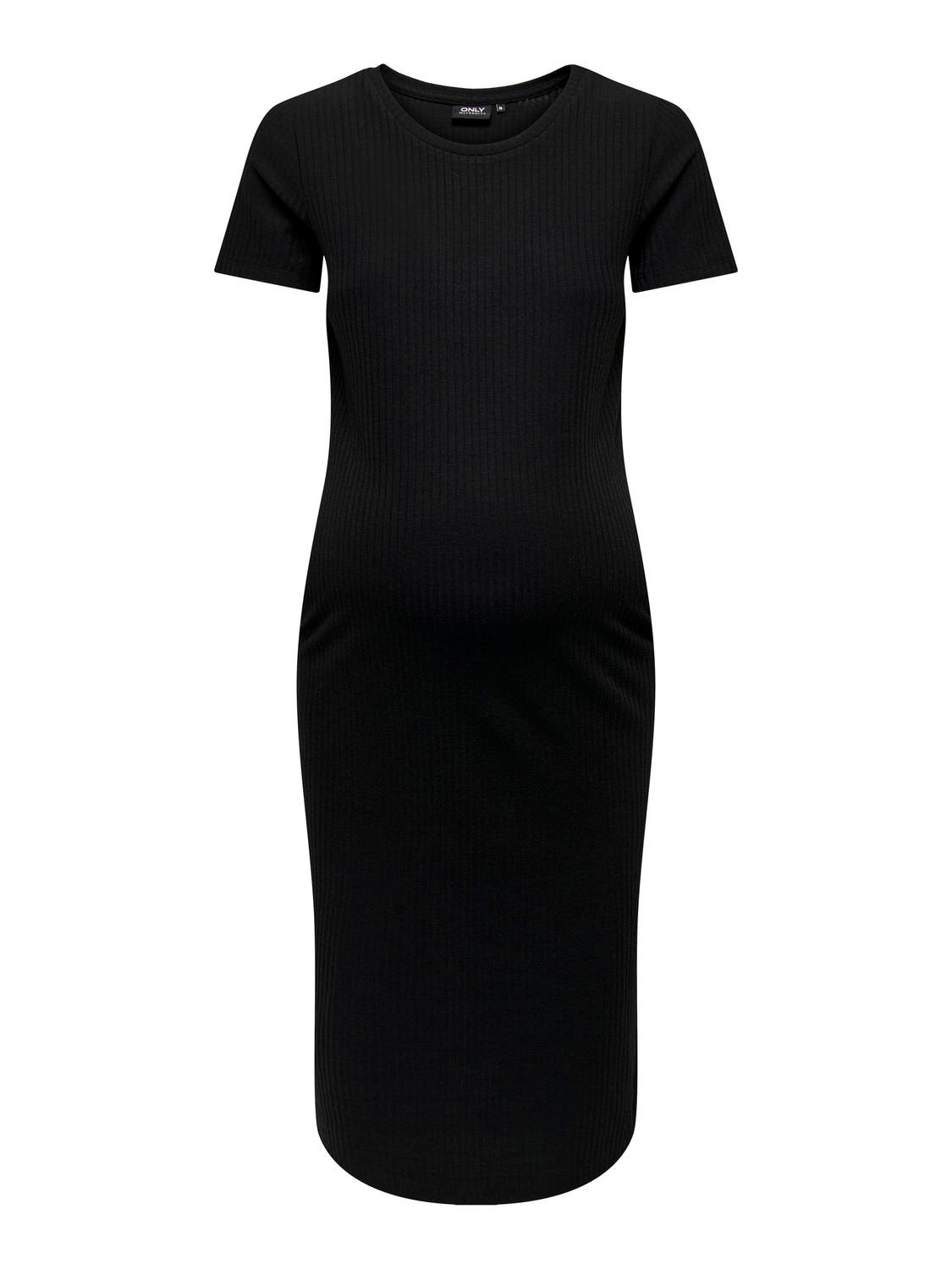 ONLY Mama slim fit dress -Black - 15270913