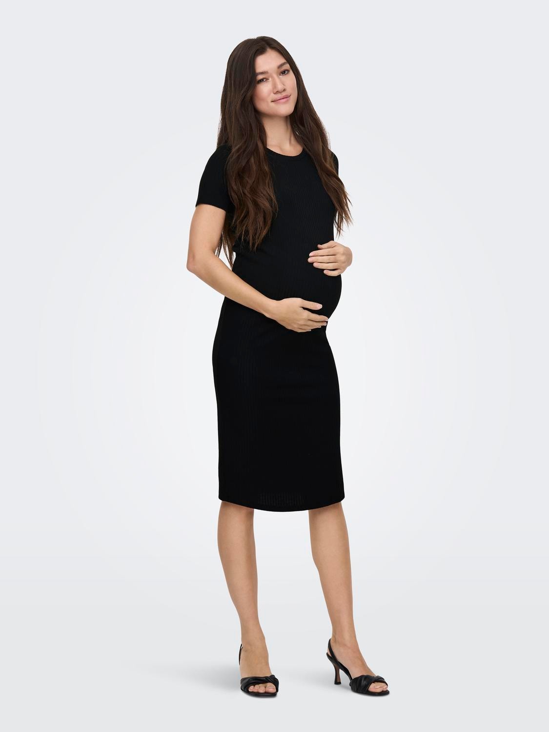 ONLY Mama slim fit dress -Black - 15270913