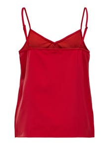 ONLY Top Regular Fit Scollo a V -High Risk Red - 15270949