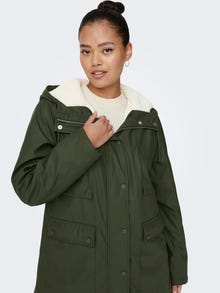 ONLY Hood with string regulation Jacket -Forest Night - 15270963