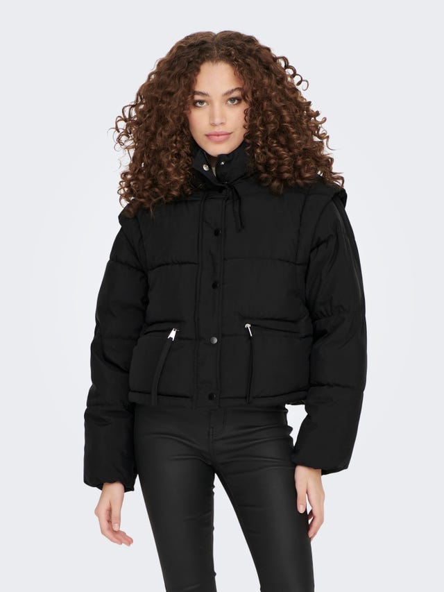 ONLY Detachable sleeve Puffer Jacket - 15270977