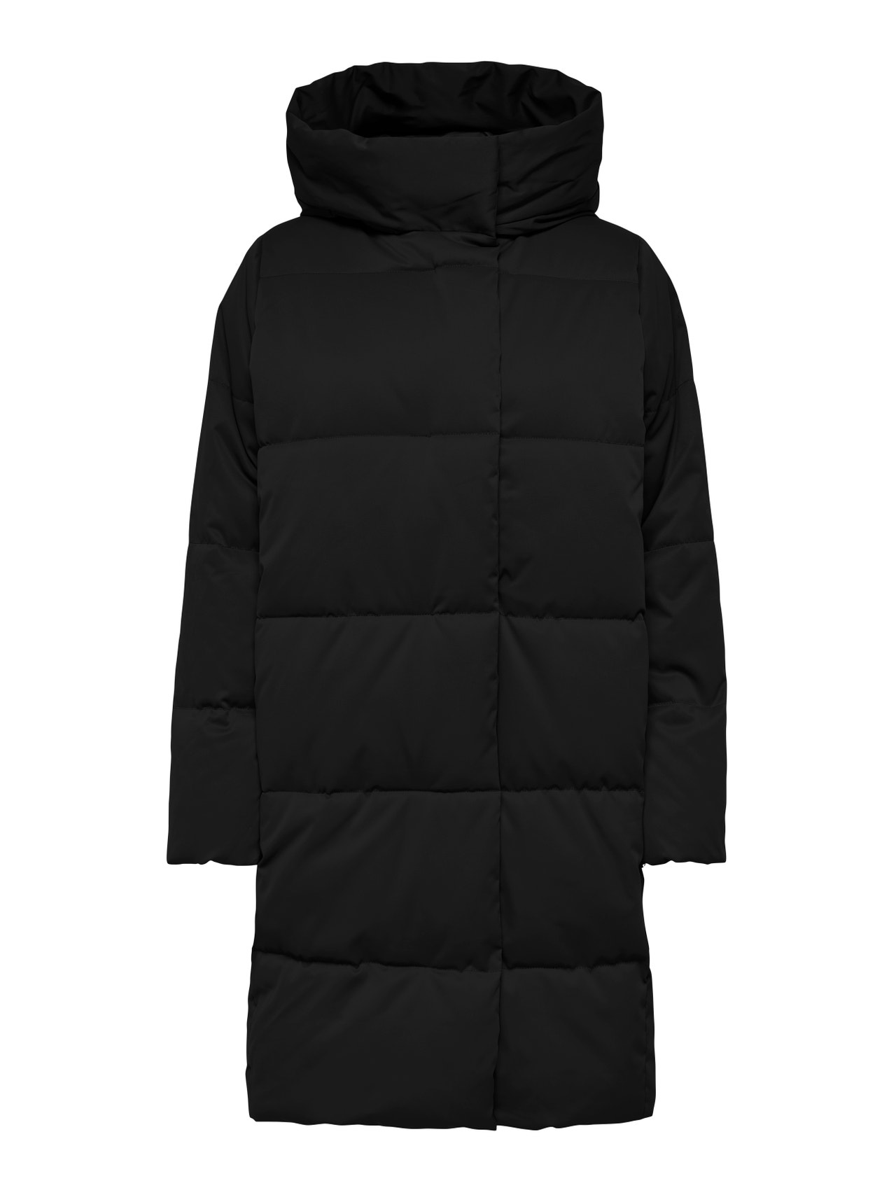 ONLY Hood Coat -Black - 15270979