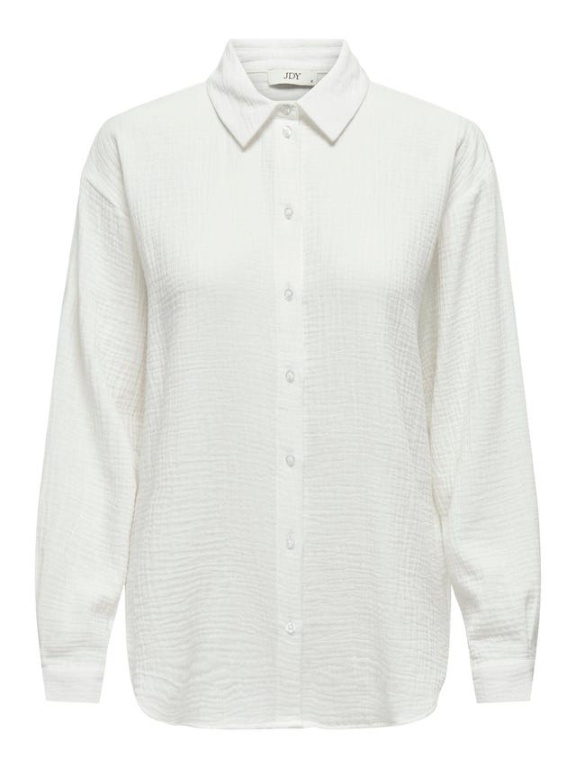 ONLY Chemises Regular Fit Col chemise Poignets boutonnés Manches volumineuses - 15271018