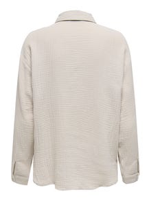 ONLY Regular fit Overhemd kraag Manchetten met knoop Volumineuze mouwen Overhemd -Silver Lining - 15271018