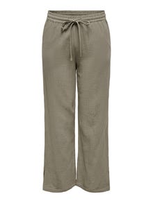 ONLY Pantalons de survêtement Wide Leg Fit Taille moyenne -Brindle - 15271020