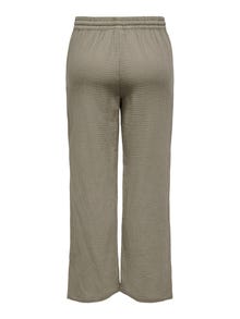 ONLY Wide leg trousers with slit -Brindle - 15271020