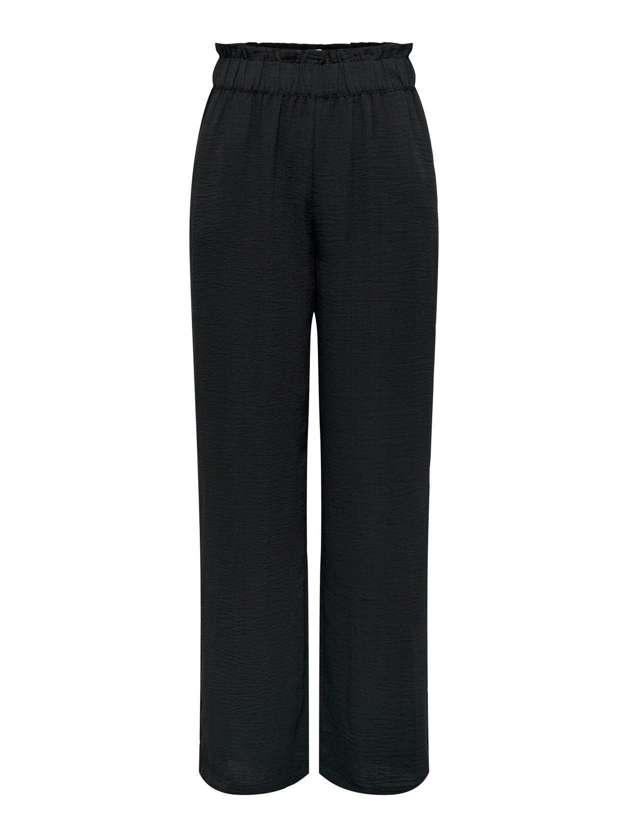 ONLY Tavapärane lõige Kõrge vöökoht Püksid -Black - 15271184