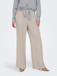 ONLY Regular Fit High waist Trousers -Chateau Gray - 15271184