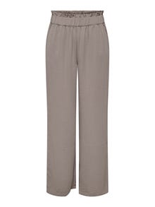 ONLY Highwaisted Wide Pants -Driftwood - 15271184