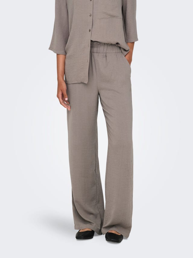 ONLY Regular Fit High waist Trousers - 15271184