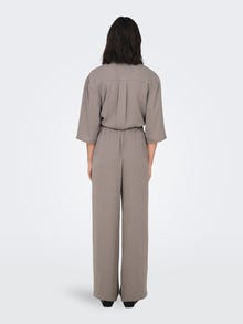 ONLY Highwaisted Wide Pants -Driftwood - 15271184