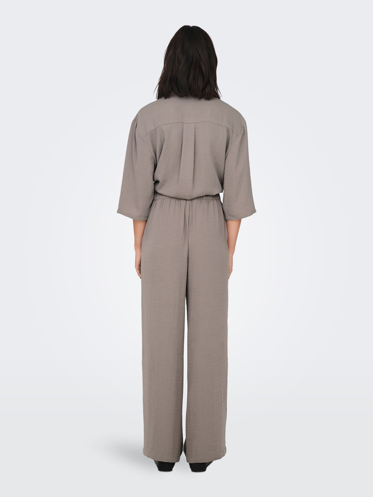 ONLY Highwaisted Wide Pants -Driftwood - 15271184