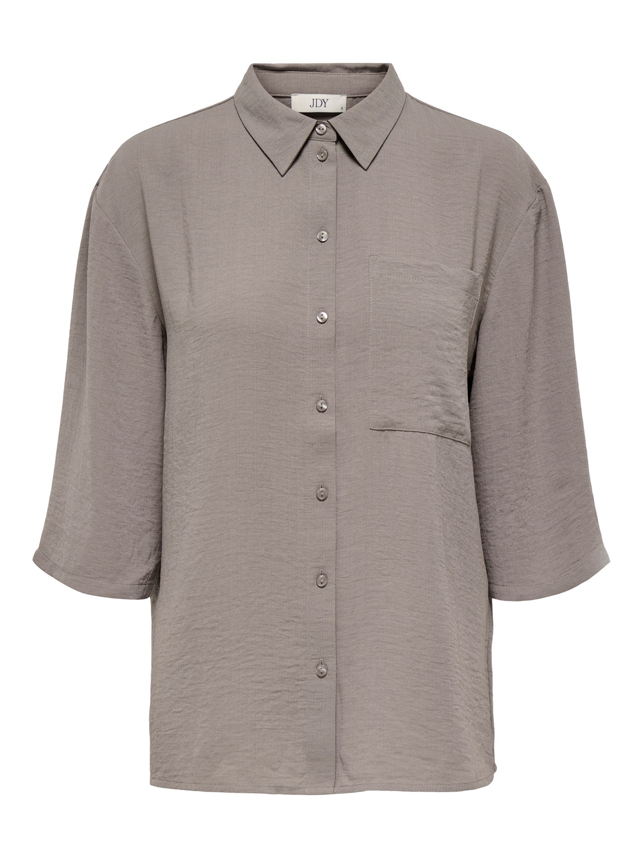 ONLY Loose Fit 3/4-Sleeves Shirt -Driftwood - 15271186