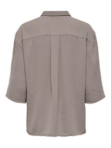 ONLY Loose Fit 3/4-Sleeves Shirt -Driftwood - 15271186