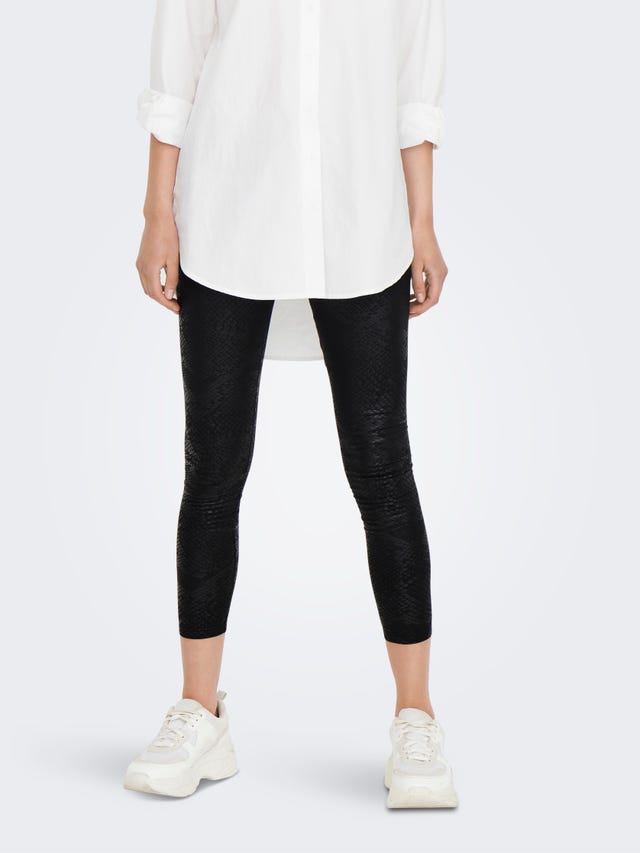 ONLY Faux leather Leggings - 15271197