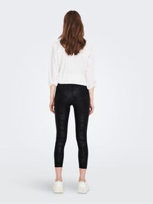 ONLY Faux leather Leggings -Black - 15271197