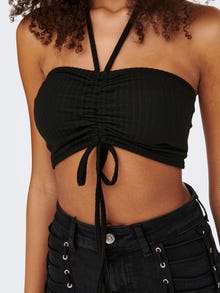 ONLY Tops Cropped Fit Dos nu -Black - 15271218
