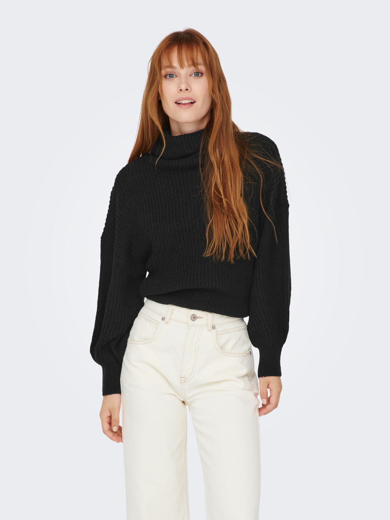 ONLY Roll neck Pullover -Black - 15271281
