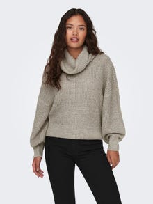 ONLY Rolkraag Pullover -Cement - 15271281