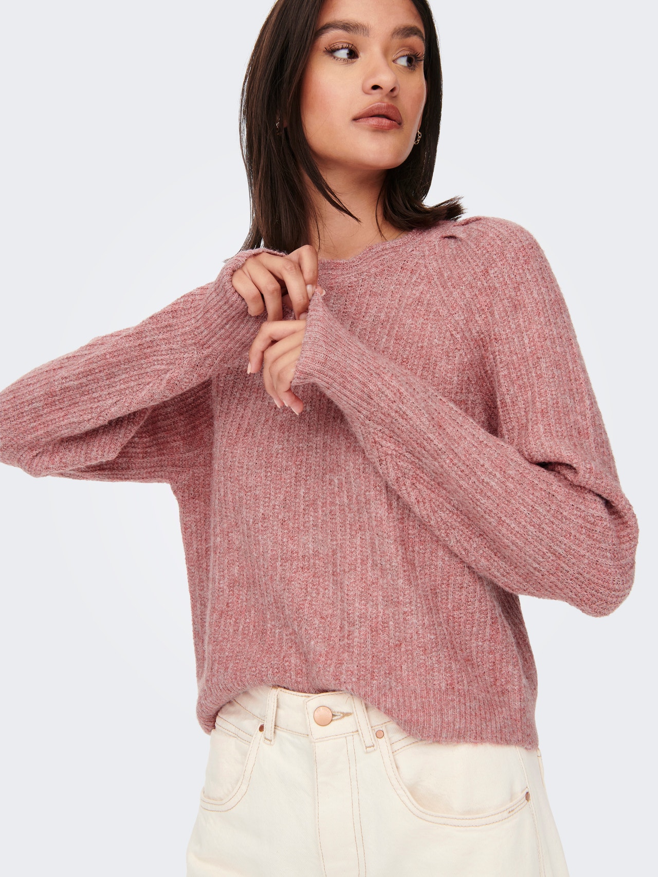 ONLY Pull-overs Col bateau -Nostalgia Rose - 15271302