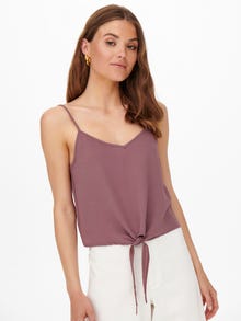 ONLY Knoopdetail Top -Rose Brown - 15271357