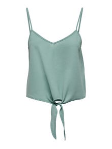 ONLY Knot detailed Top -Chinois Green - 15271357