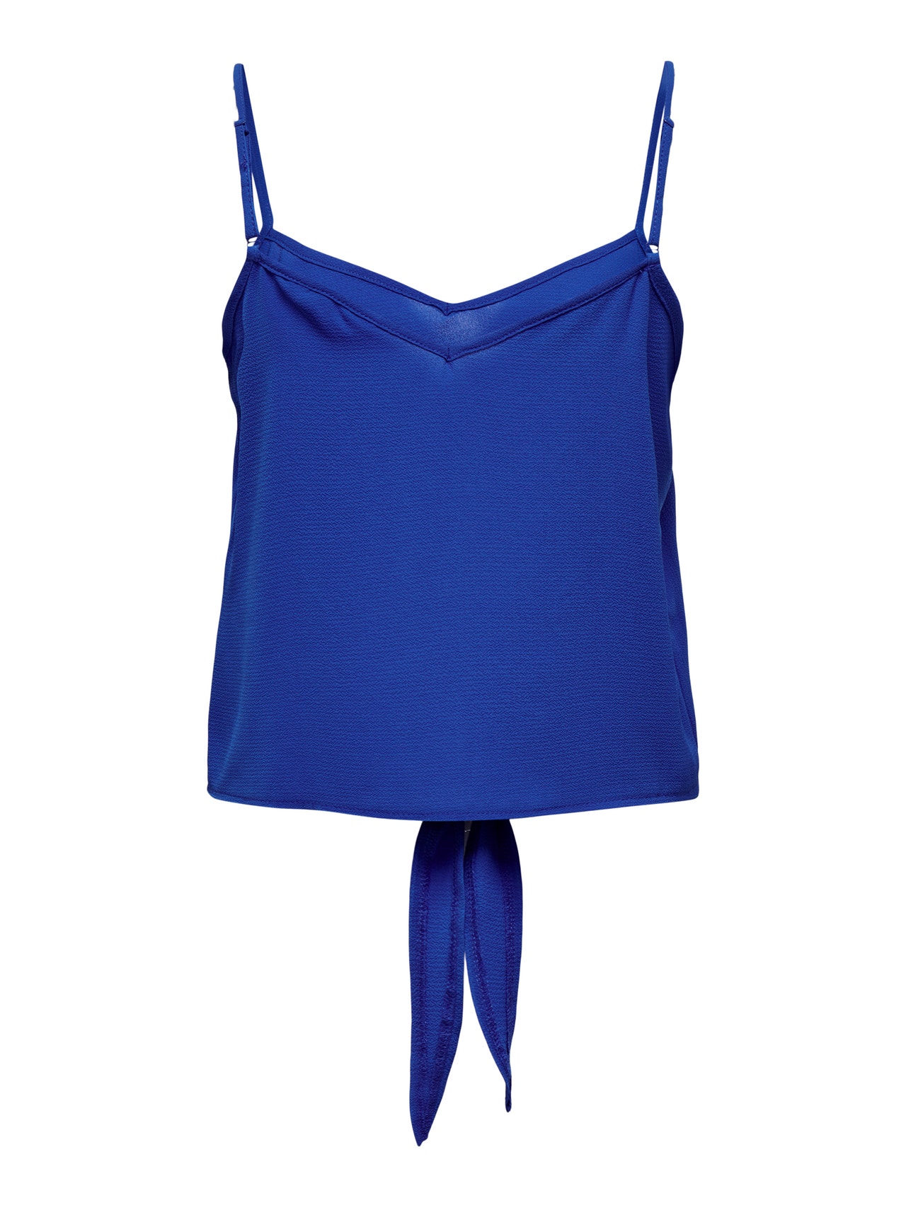 ONLY Knot detailed Top -Dazzling Blue - 15271357