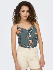 ONLY Met knoopdetails Top -Balsam Green - 15271370